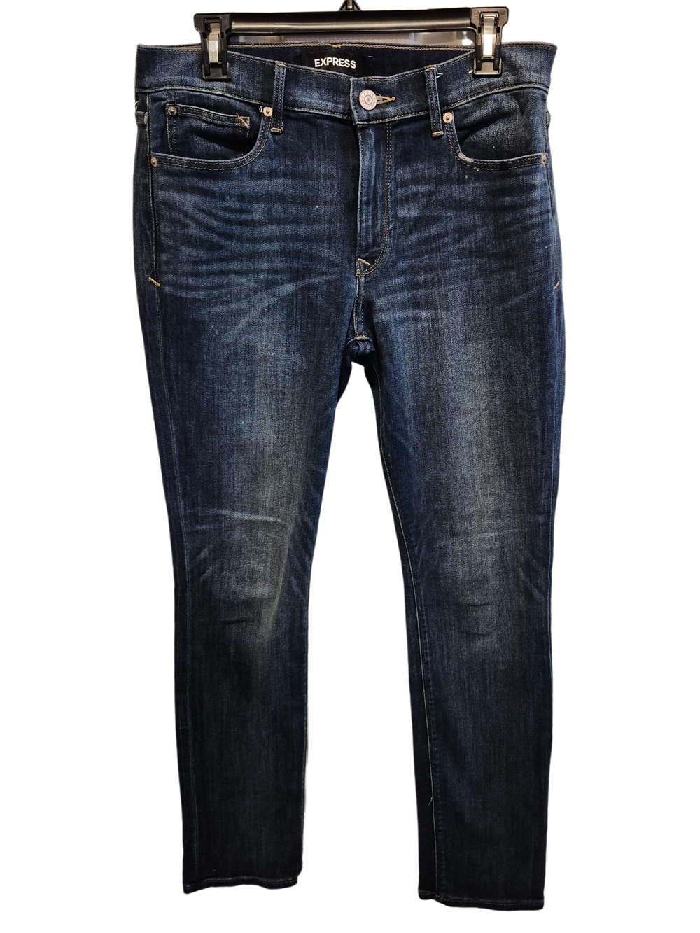 Express Mid Rise Skinny Stretch Jeans Dark Wash Women's 10R